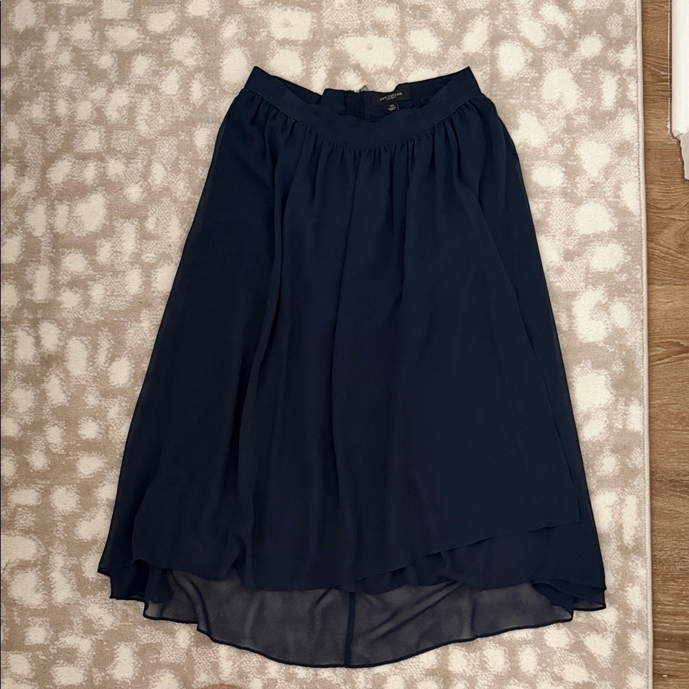 Elegant Navy Blue Women's Skirt